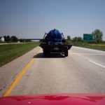 Following a truck