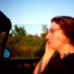 Allison on the phone while driving