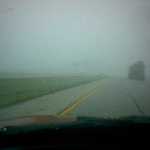 On the drive in