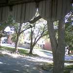 A look out the front door
