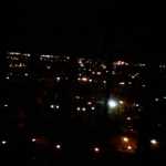 view from allison's office with the lights off